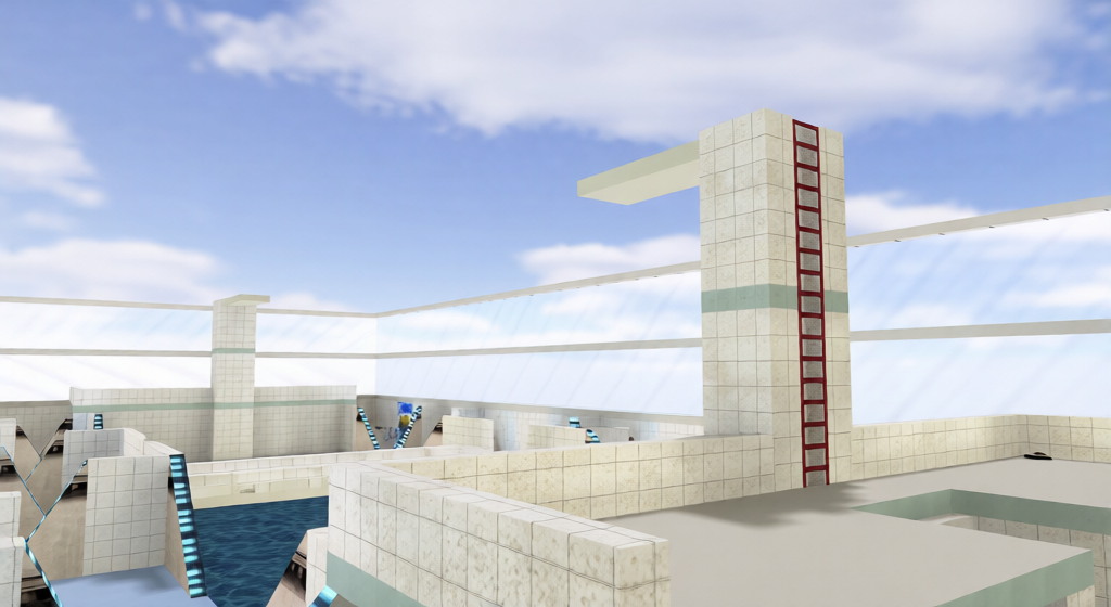 aim_ak-colt_pool — Counter-Strike 1.6 Aim Arena map