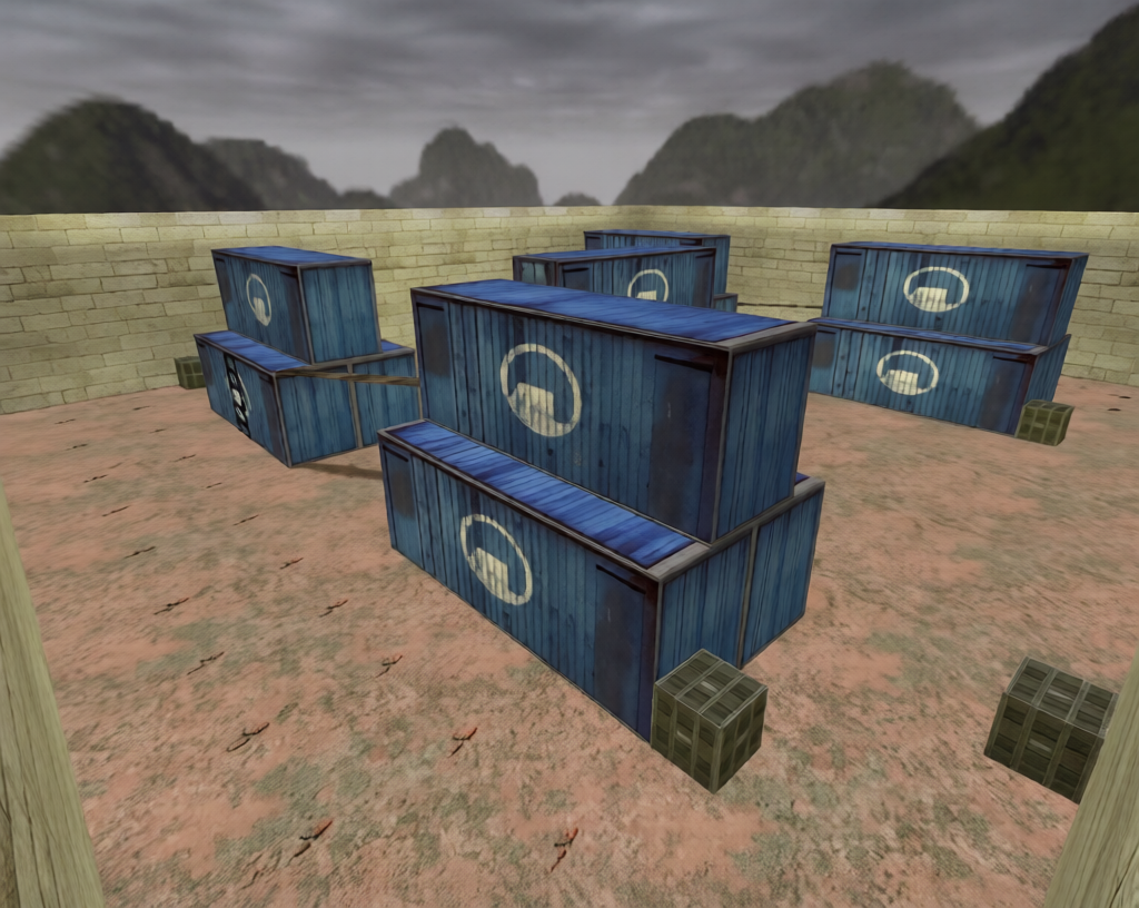 aim_ak_colt — Counter-Strike 1.6 Aim Arena map