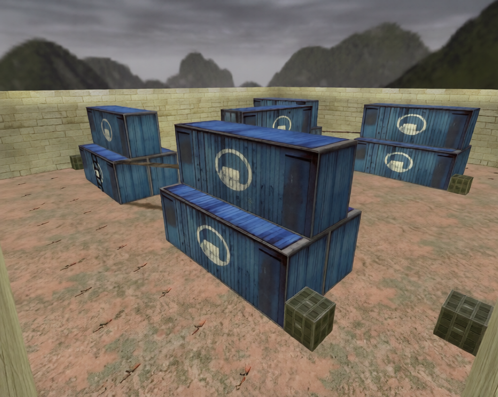 aim_ak_colt_2012 — Counter-Strike 1.6 Aim Arena map
