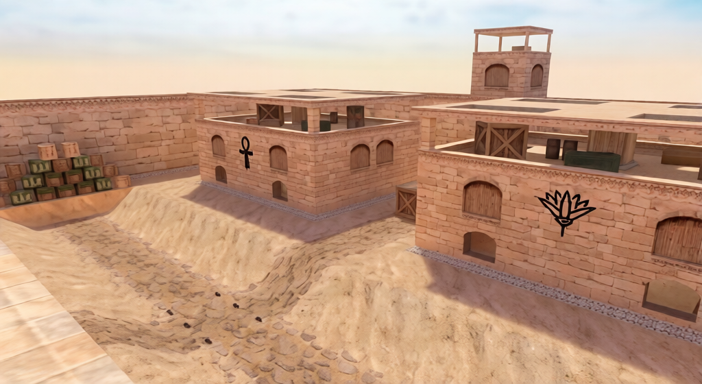 aim_alamein — Counter-Strike 1.6 Aim Arena map