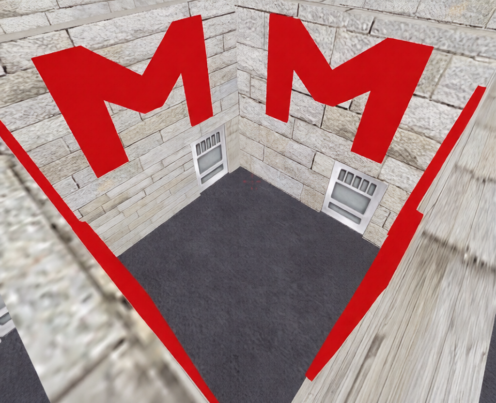 aim_deagle_doors — Counter-Strike 1.6 Aim Arena map