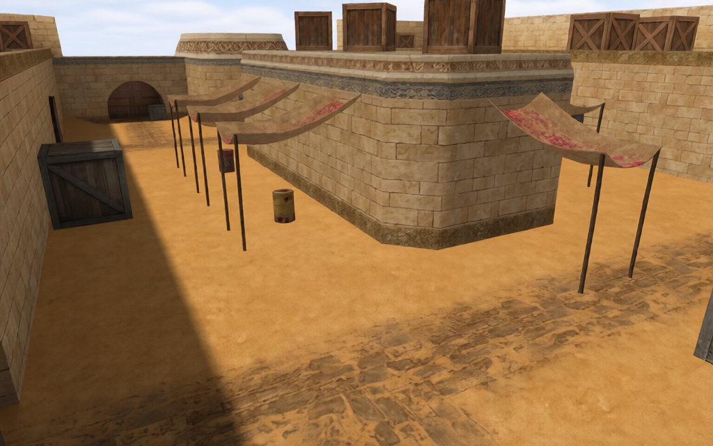 aim_dust04 — Counter-Strike 1.6 Aim Arena map