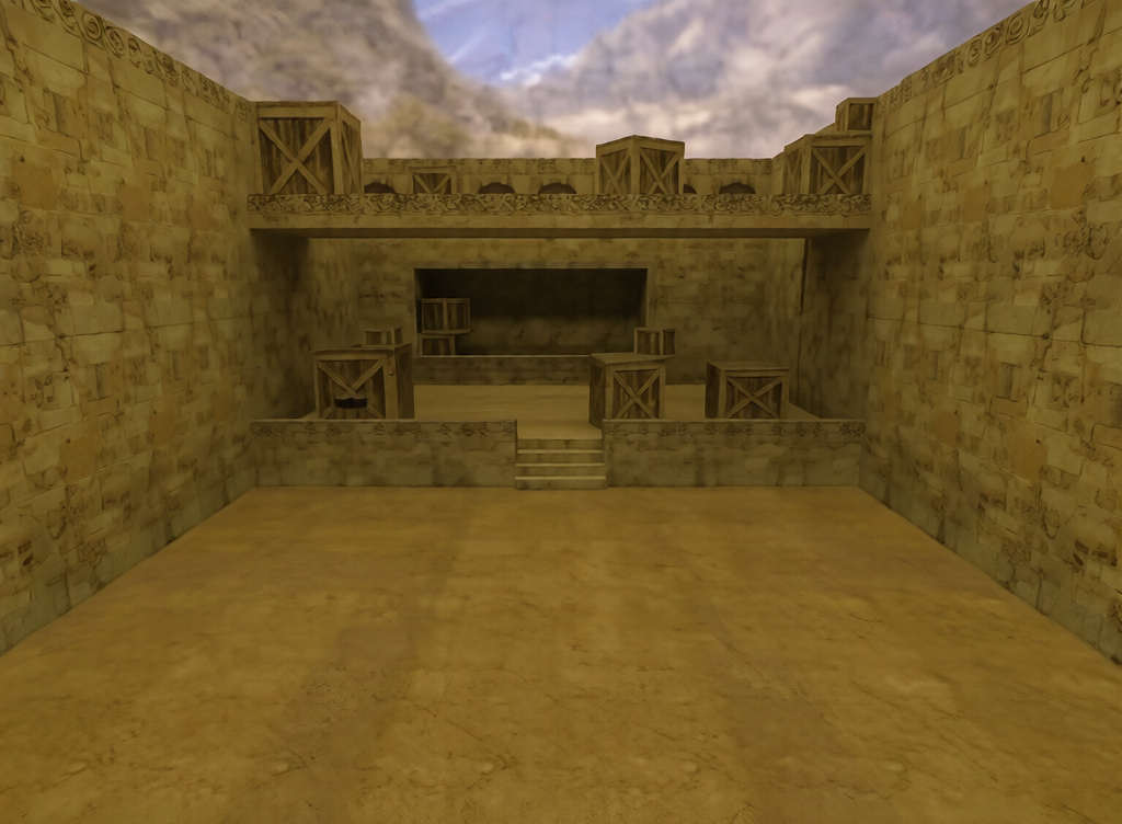 aim_dust2 — Counter-Strike 1.6 Aim Arena map