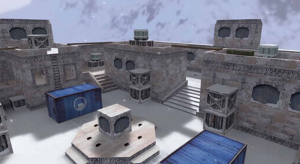 aim_glacier — Counter-Strike 1.6 Aim Arena map