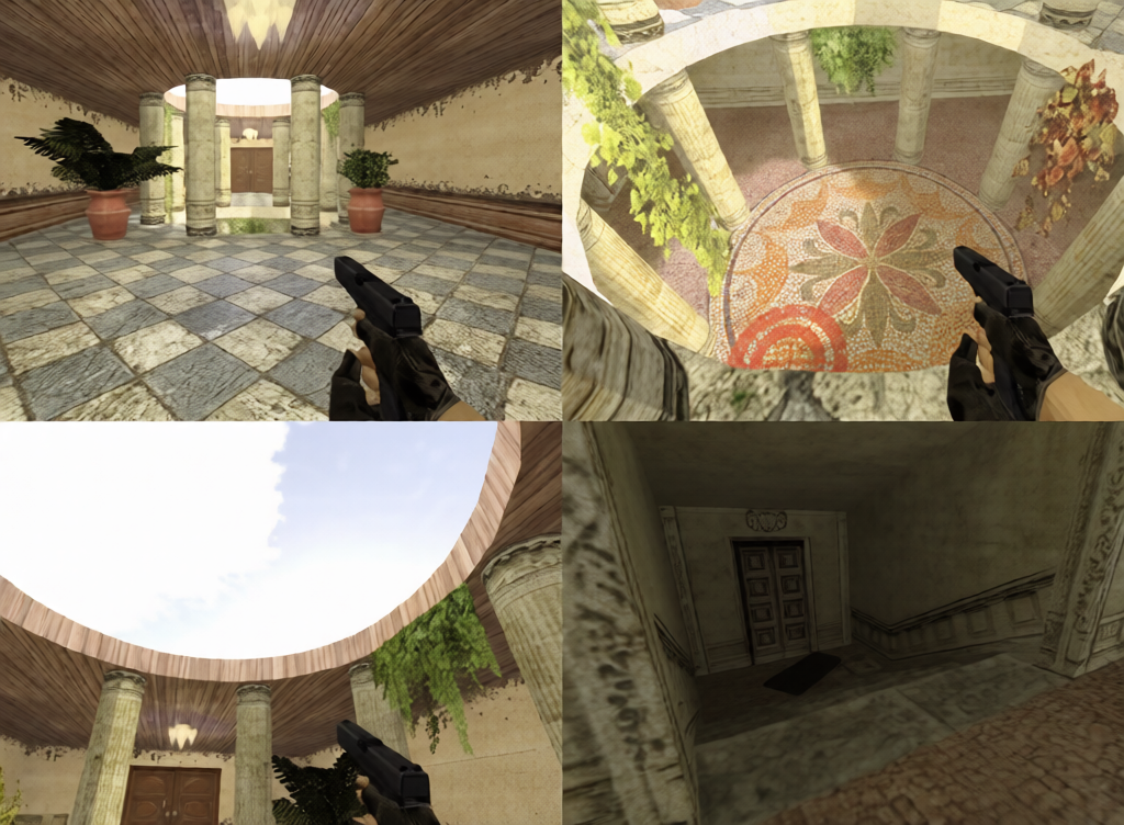 aim_glock_hq — Counter-Strike 1.6 Aim Arena map