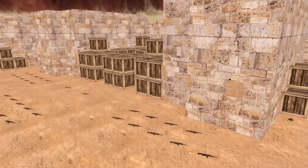 aim_hgs_boxwar — Counter-Strike 1.6 Aim Arena map