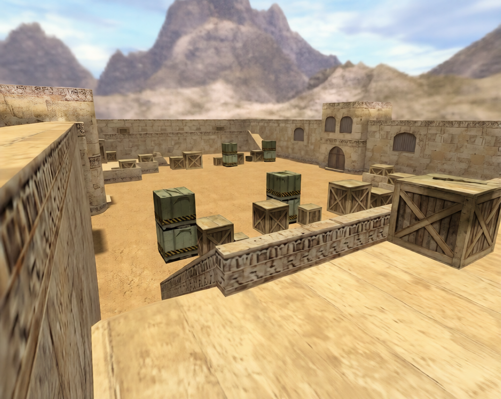 aim_map-flat — Counter-Strike 1.6 Aim Arena map