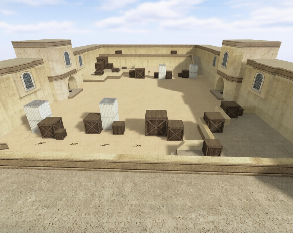 aim_map_2010 — Counter-Strike 1.6 Aim Arena map