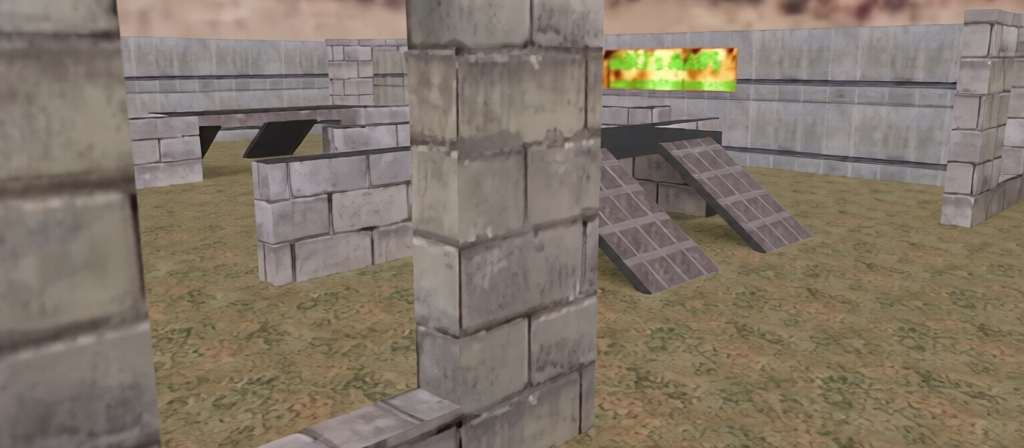 aim_map_usp2 — Counter-Strike 1.6 Aim Arena map