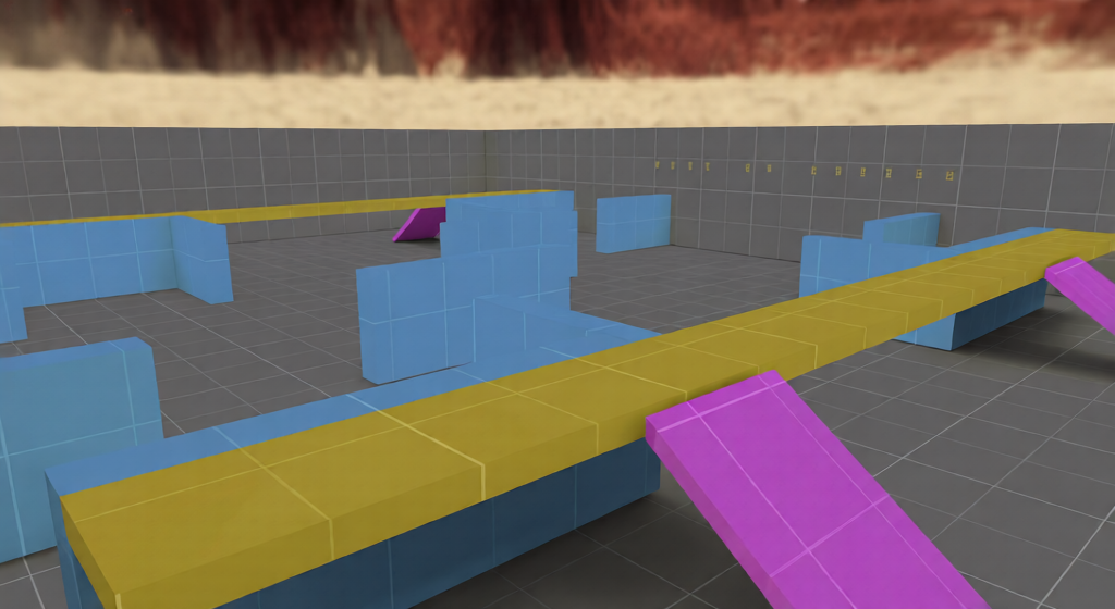 aim_map_usp_tex — Counter-Strike 1.6 Aim Arena map