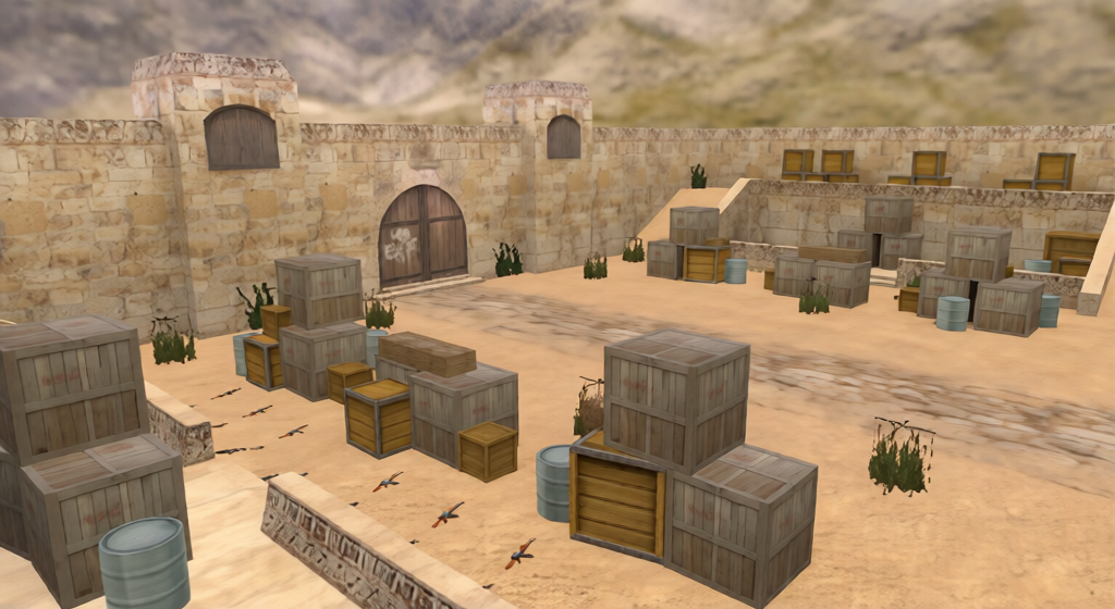 aim_map_v2 — Counter-Strike 1.6 Aim Arena map