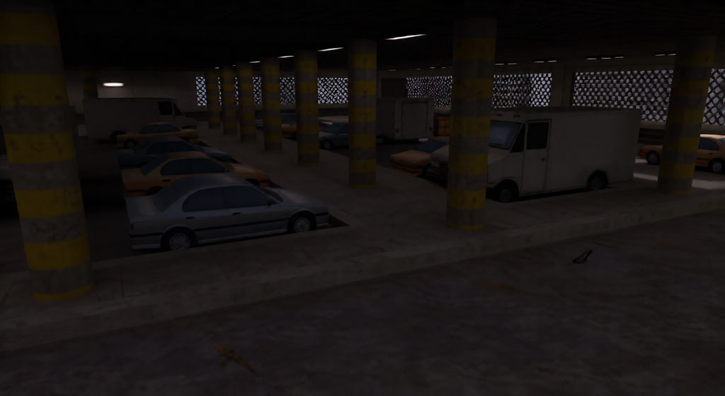 aim_parkingarage — Counter-Strike 1.6 Aim Arena map