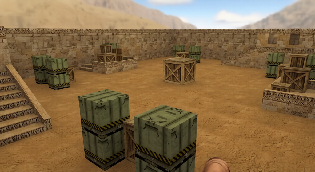 aim_qpad_2006 — Counter-Strike 1.6 Aim Arena map