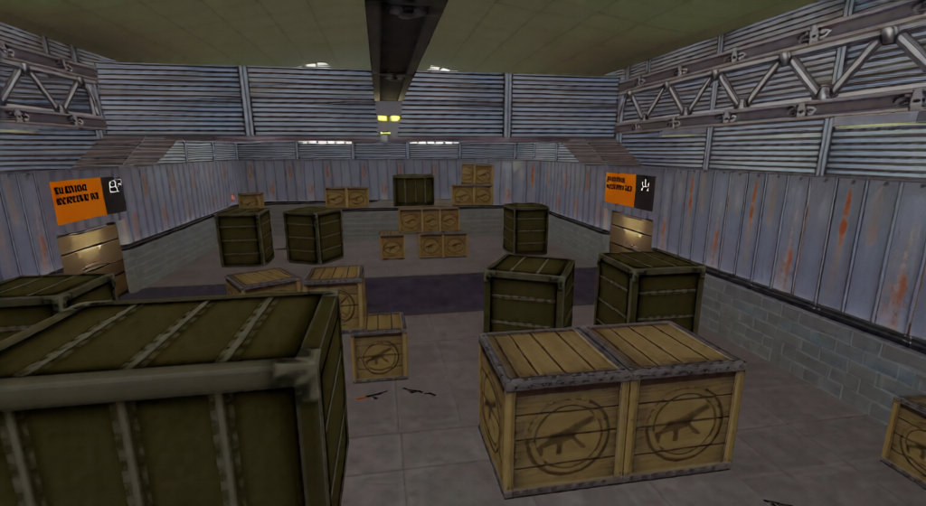 aim_throwback — Counter-Strike 1.6 Aim Arena map