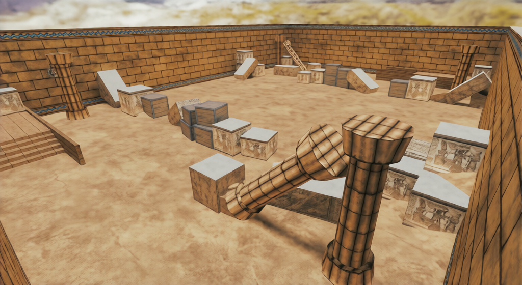 aim_tomb_day — Counter-Strike 1.6 Aim Arena map