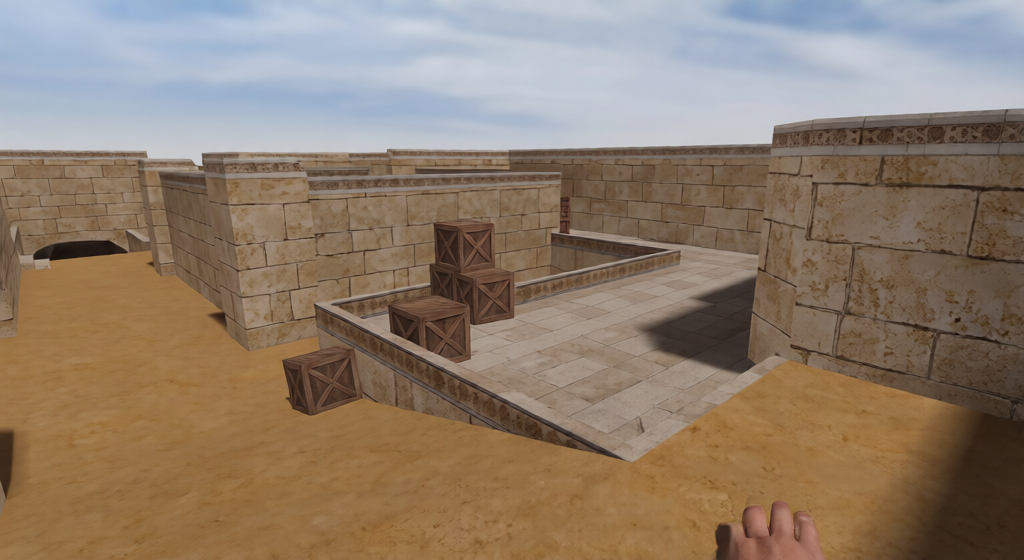 aim_wavedust2 — Counter-Strike 1.6 Aim Arena map