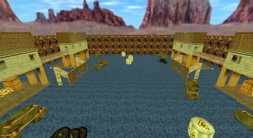 awp_battleside_v1 — Counter-Strike 1.6 Aim Arena map