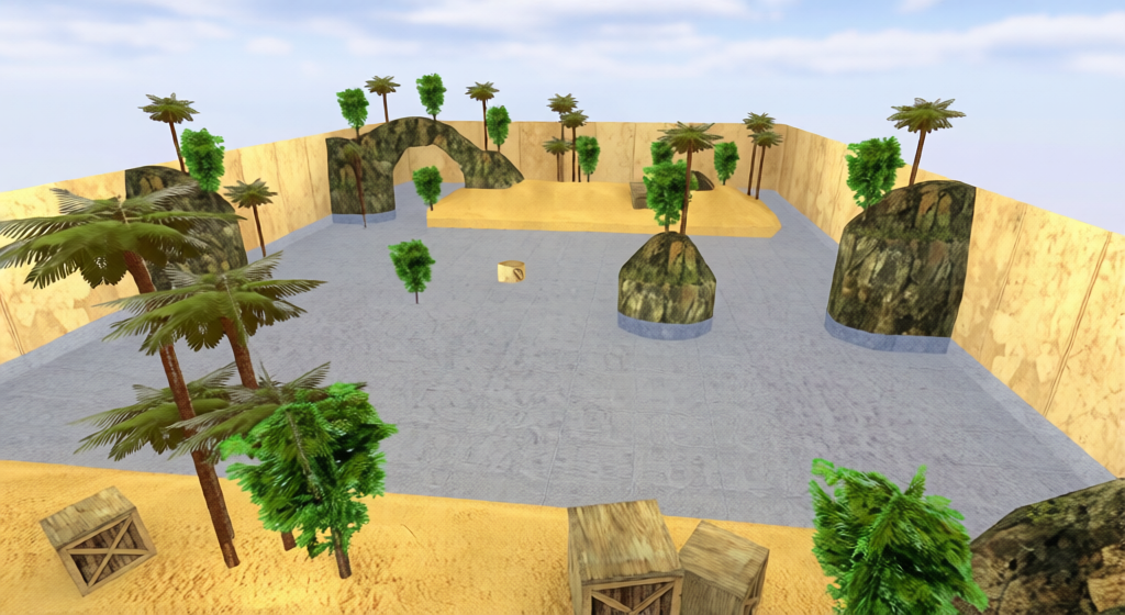 awp_beach — Counter-Strike 1.6 Aim Arena map