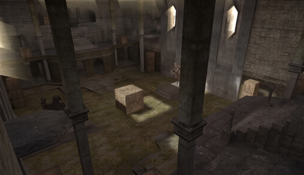 awp_cathedral — Counter-Strike 1.6 Aim Arena map