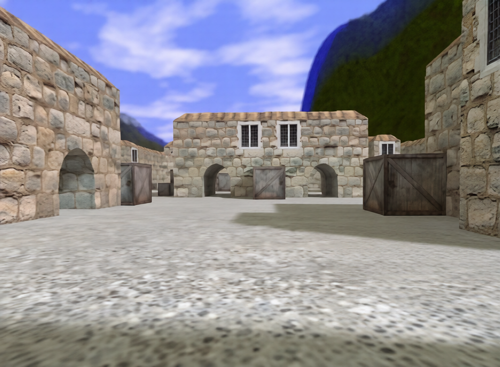 awp_cbble_main — Counter-Strike 1.6 Aim Arena map