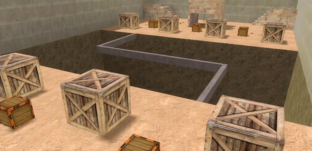 awp_city — Counter-Strike 1.6 Aim Arena map