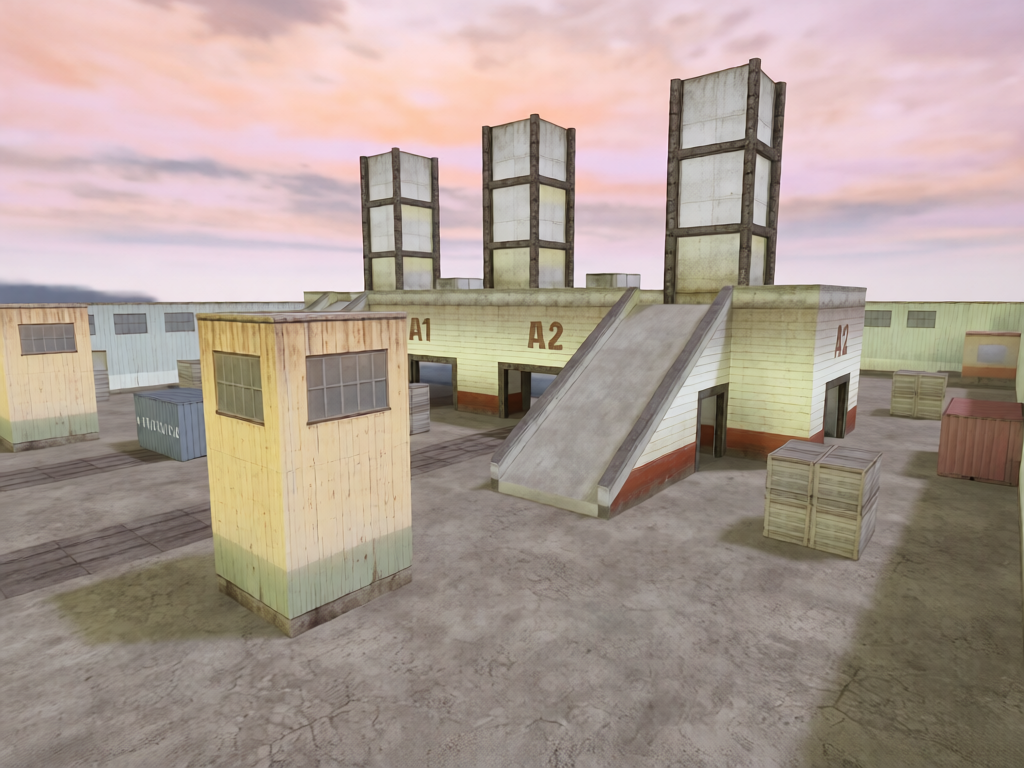 awp_concrete — Counter-Strike 1.6 Aim Arena map