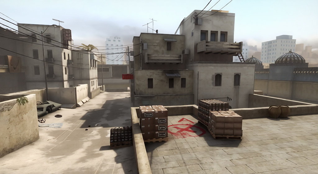 awp_dust32 — Counter-Strike 1.6 Aim Arena map