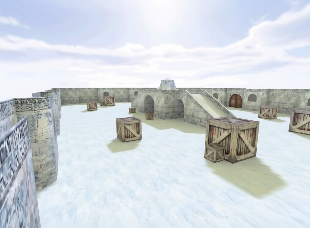 awp_india_snow — Counter-Strike 1.6 Aim Arena map