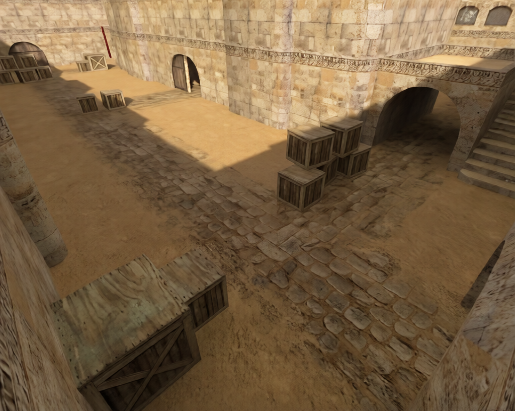 awp_pf_dust — Counter-Strike 1.6 Aim Arena map
