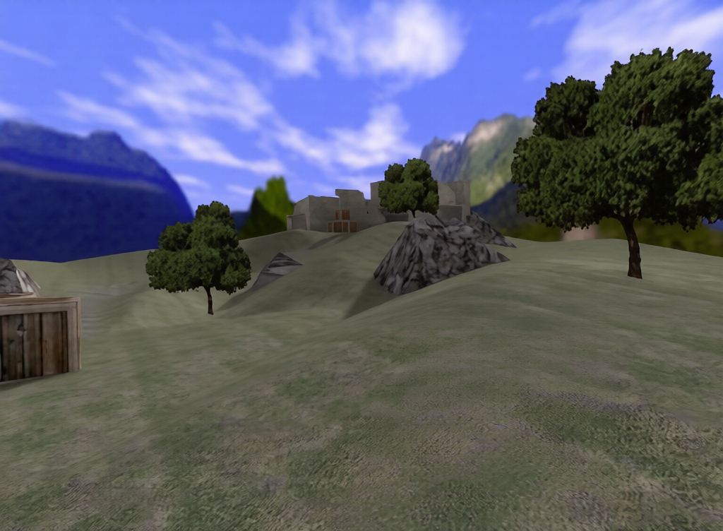 awp_ruins — Counter-Strike 1.6 Aim Arena map