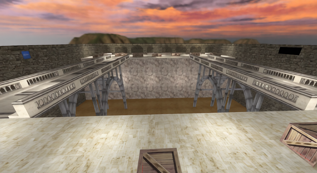 awp_sfybridge — Counter-Strike 1.6 Aim Arena map