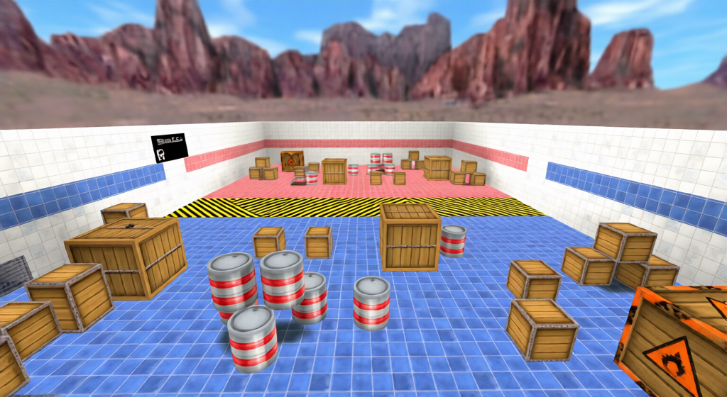 awp_shock — Counter-Strike 1.6 Aim Arena map