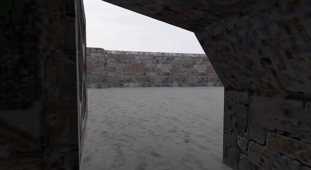 awp_snow — Counter-Strike 1.6 Aim Arena map