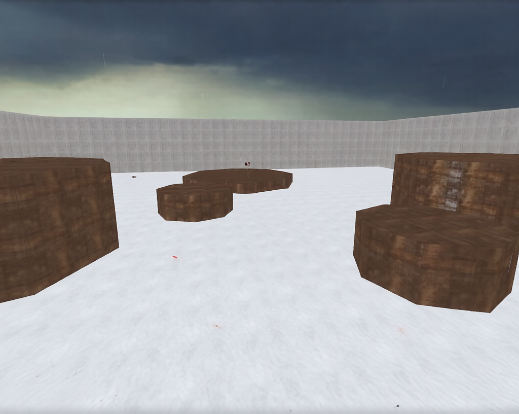 awp_snow_boom — Counter-Strike 1.6 Aim Arena map