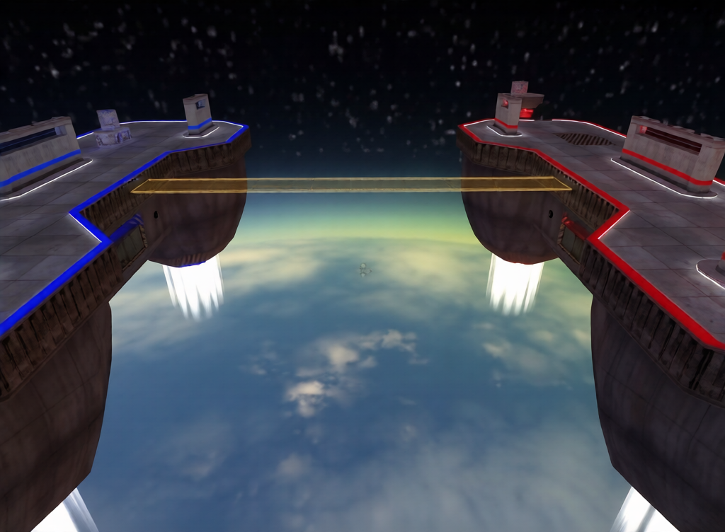 awp_spacewar — Counter-Strike 1.6 Aim Arena map