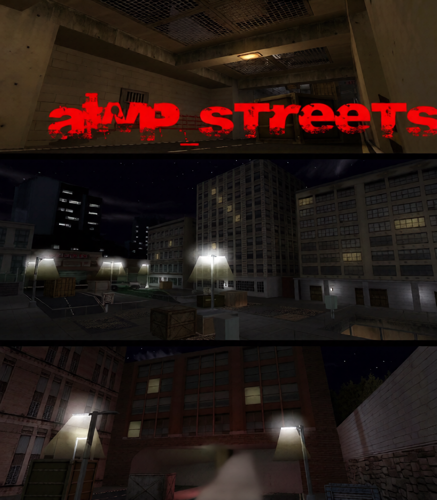 awp_streets — Counter-Strike 1.6 Aim Arena map