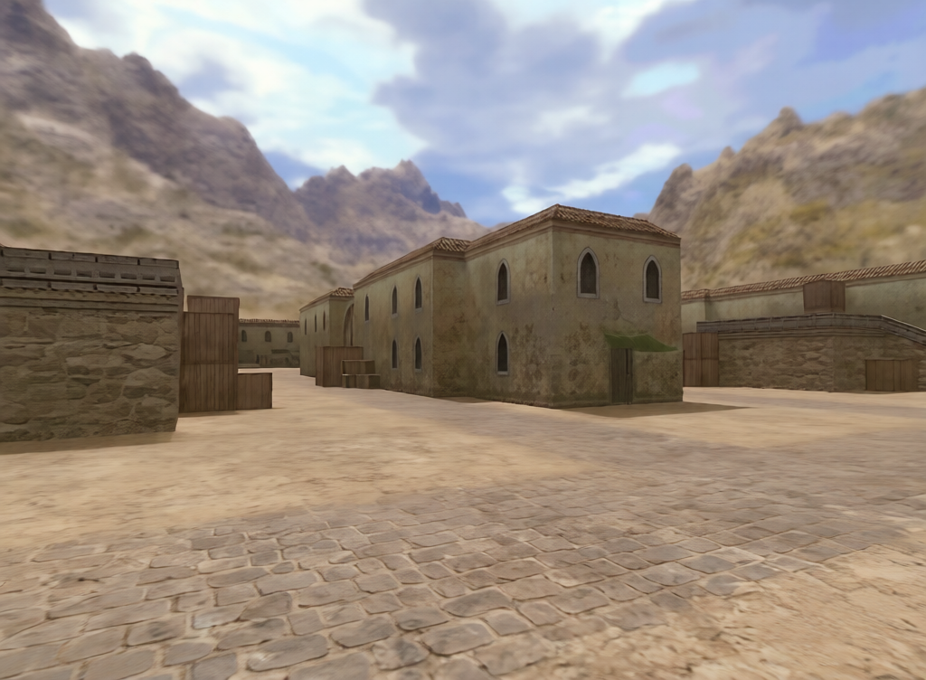 awp_western — Counter-Strike 1.6 Aim Arena map