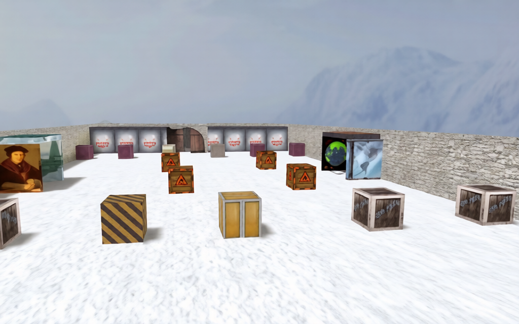 awp_winter — Counter-Strike 1.6 Aim Arena map
