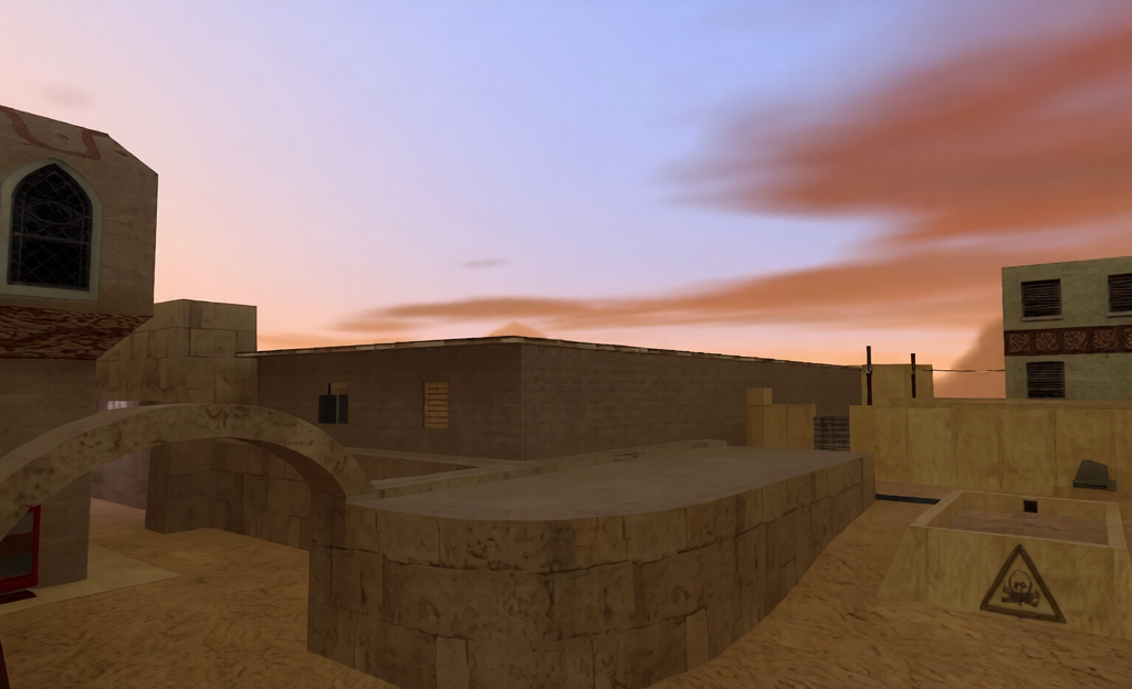 cs_arabstreets — Counter-Strike 1.6 Hostage Rescue map