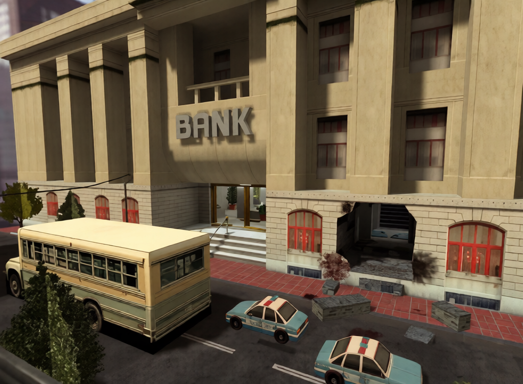cs_cafebank — Counter-Strike 1.6 Hostage Rescue map