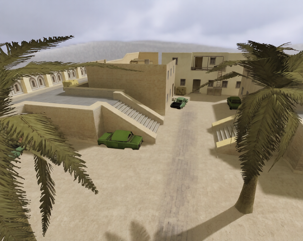cs_italy2_cssdust_beta — Counter-Strike 1.6 Hostage Rescue map