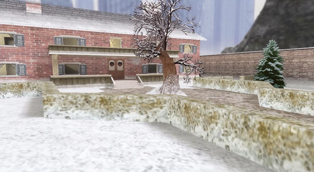 cs_mansion_snow — Counter-Strike 1.6 Hostage Rescue map
