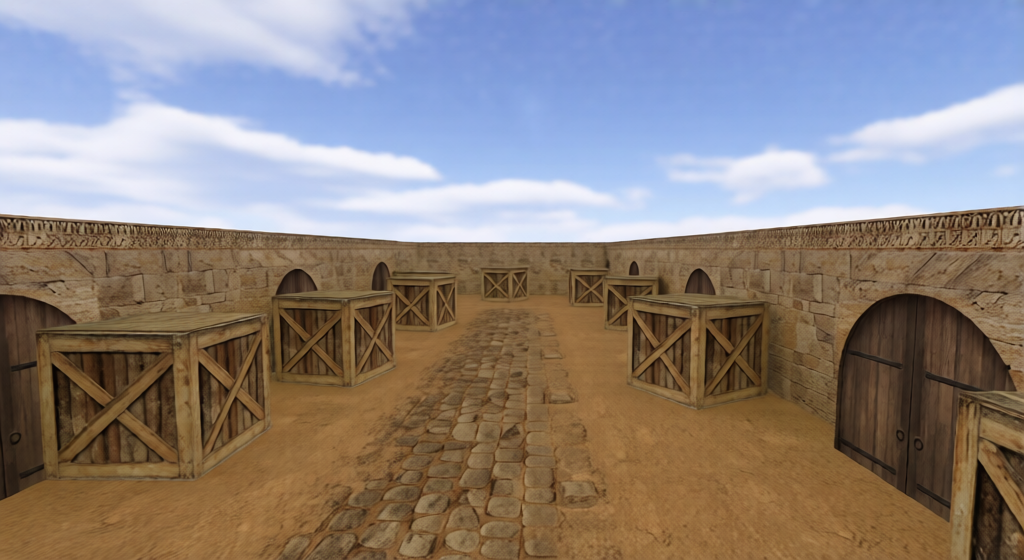 cs_pf_dust — Counter-Strike 1.6 Hostage Rescue map