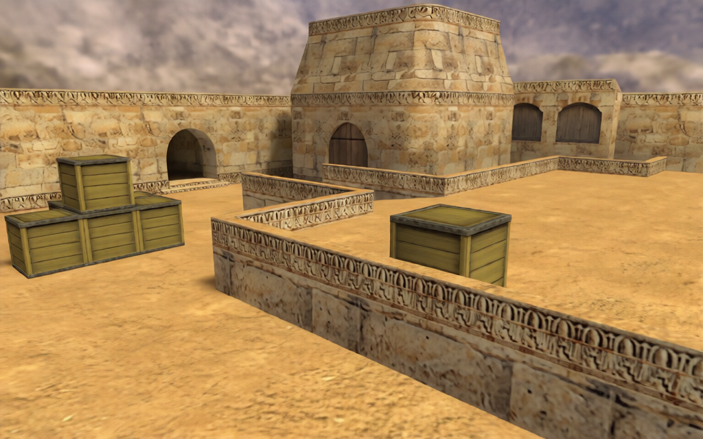 de_2storydust — Counter-Strike 1.6 Bomb Defusal map