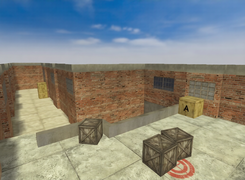 de_brick_zone — Counter-Strike 1.6 Bomb Defusal map