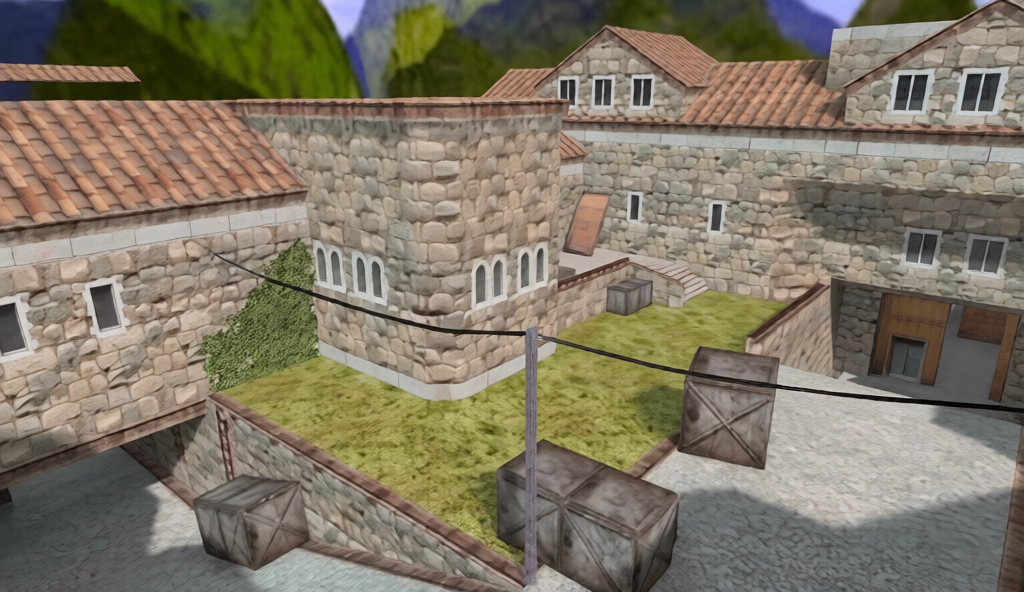 de_cbble_2x2 — Counter-Strike 1.6 Bomb Defusal map