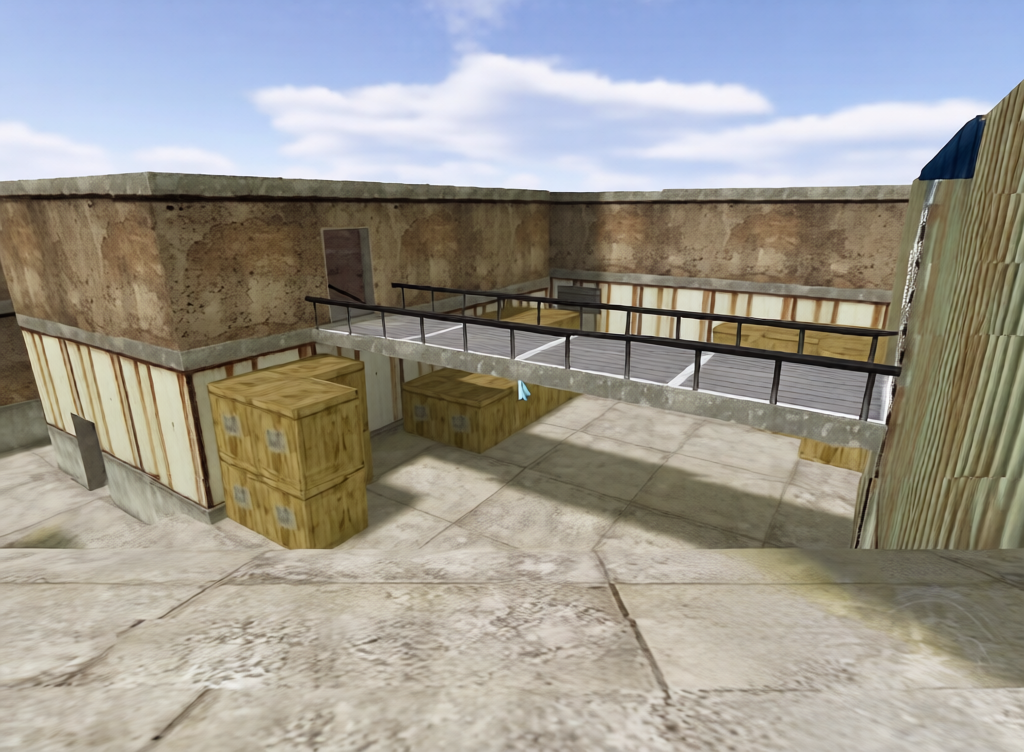 de_clan1_mill_2x2 — Counter-Strike 1.6 Bomb Defusal map