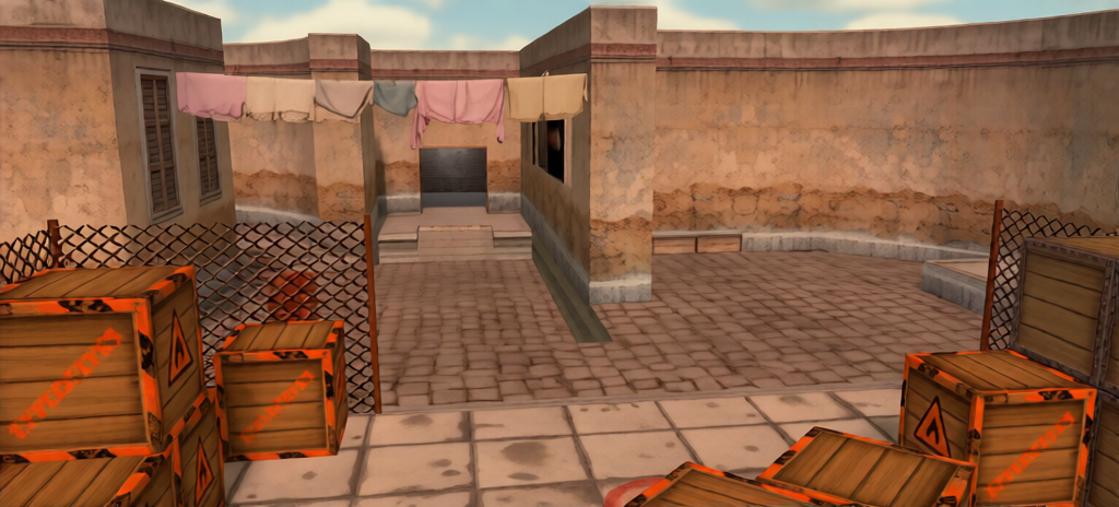 de_cpl_fire — Counter-Strike 1.6 Bomb Defusal map
