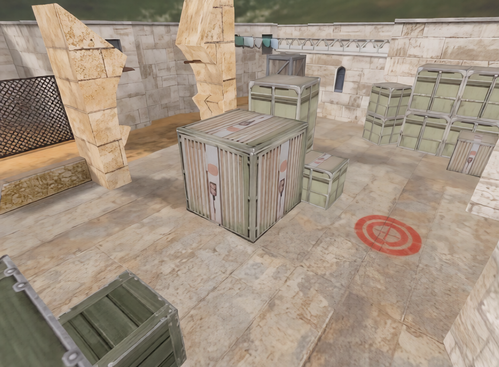 de_csr_2x2 — Counter-Strike 1.6 Bomb Defusal map