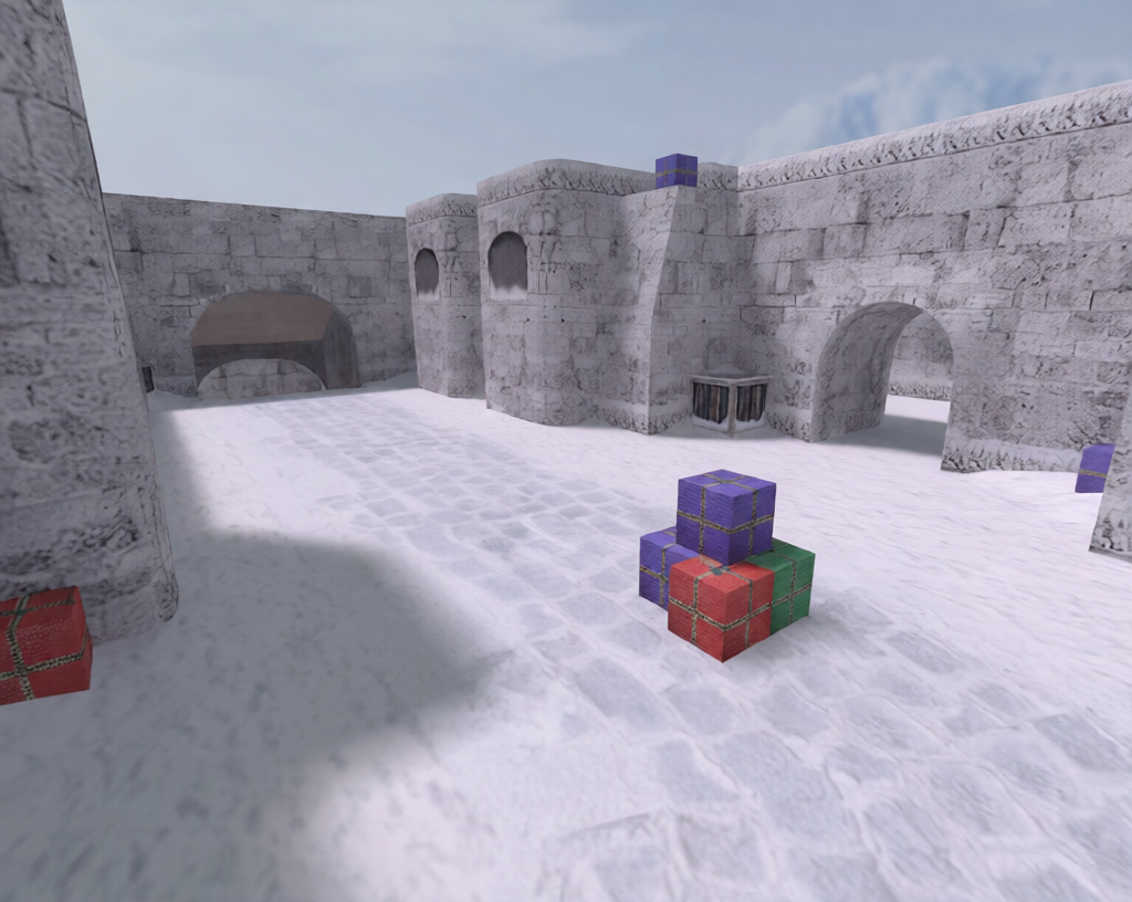 de_daczka_winter — Counter-Strike 1.6 Bomb Defusal map